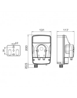 Авт.станция дозир и контр. eMYPOOL RX PER 2.0L-2.0 230V SANT