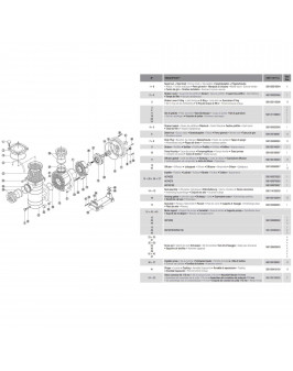 Насос Hayward HCP421003E KAL1000T2 IE3 (380В, 104 м3/ч, 10HP)