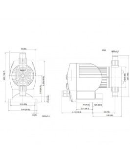 Дозирующий насос Pahlen Concept plus 1000 (0,97 л/ч)