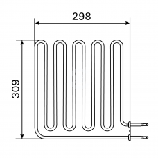 Harvia Тэн для электрокаменки ZSB-228 2,67 кВт (Vega)