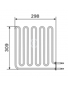Harvia Тэн для электрокаменки ZSB-228 2,67 кВт (Vega)