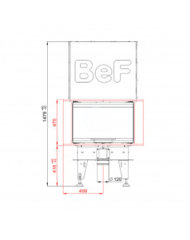 BEF BEF Royal V 6 C монтажная рамка в комплекте