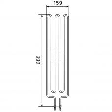 Harvia Тэн для электрокаменки ZSE-259 3,0кВт (Cilindro, Figaro)