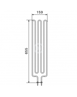 Harvia Тэн для электрокаменки ZSE-259 3,0кВт (Cilindro, Figaro)