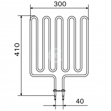 Harvia Тэн для электрокаменки ZSL-318 3,0 кВт (Profi, F16. F18)