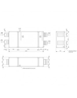 Канальный осушитель воздуха 4602 AF-MC-EC, 1400 м³/ч, 400 В, 4.9 кВт