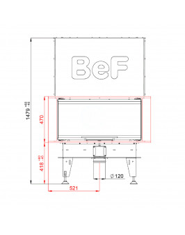 BEF BEF Royal V 8 C монтажная рамка в комплекте