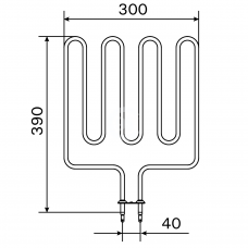 Harvia Тэн для электрокаменки ZSL-313 2,0 кВт (Profi, К12)