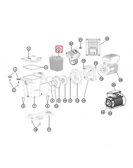 Корзина префильтра к насосам серии Super Pump (SPX1600M)