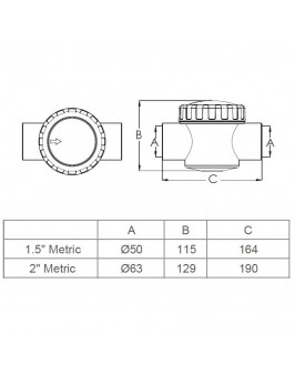 Обратный клапан Aquaviva V40-1/V50-1 E