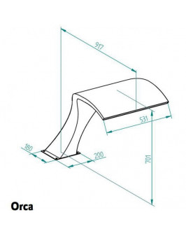 Водопад Orca с насосом 1,1 кВт