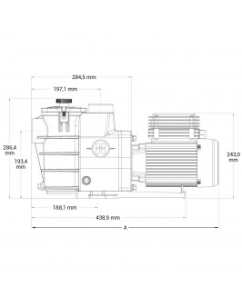 Насос Hayward Max Flo SP1808HW111 (220 В, 11.3 м3/ч, 0.75 HP)