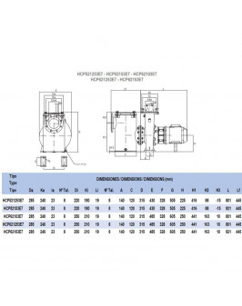 Насос Hayward HCP52153E7 (380В, 139 м3/ч, 15HP)