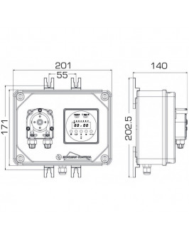 Авт.станция дозир. BIOCLEAN CONTROL PER 2.2-1 230V SANT