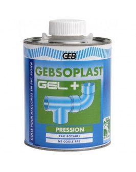 Клей для труб ПВХ Gebsoplast GEL+, 1 л