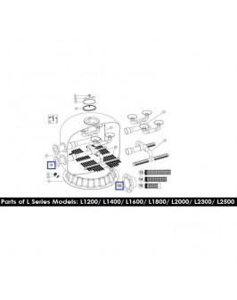 Фланец соединительный для Aquaviva L2300-2500 (1151099)