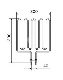 Harvia Тэн для электрокаменки ZSK-710 2,67 кВт (KIP, KV, M)