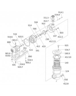 Насос BADU FA21-50/36, с префильтром, 36 м³/ч, 2,70 кВт, 380В