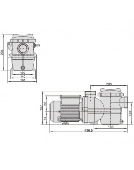 Насос Aquaviva LX SMP020M (220В, 7 м3/ч, 0.35НР)