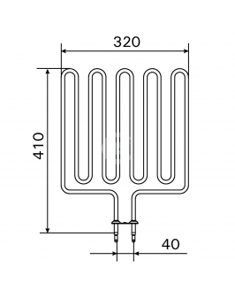 Harvia Тэн для электрокаменки ZSK-720 3,0 кВт (KIP, KV, M)