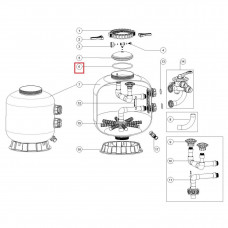 Резиновая прокладка для крышки фильтра Aquaviva RInglock S450-900