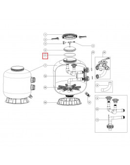 Резиновая прокладка для крышки фильтра Aquaviva RInglock S450-900