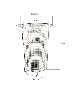 Корзина префильтра насоса Aquaviva SB (1111030)