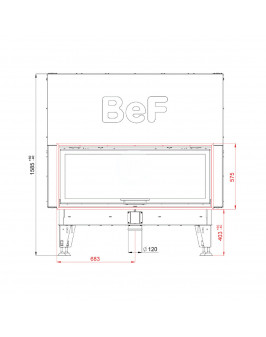 BEF BEF Therm V 10 C монтажная рамка в комплекте