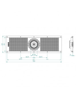 Основной комплект противотока Power-Stream 400 м3/ч, 2,6 кВт, 3~, 230/400 В, V4A