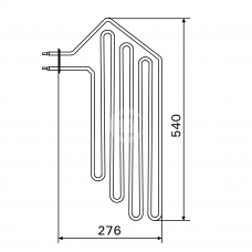 Harvia Тэн для электрокаменки ZSF-50 3,0 кВт (Forte)