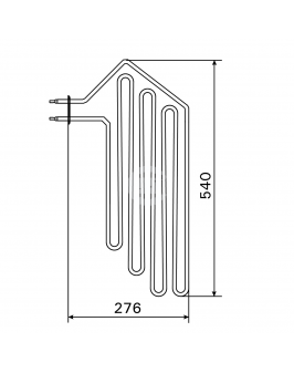 Harvia Тэн для электрокаменки ZSF-50 3,0 кВт (Forte)