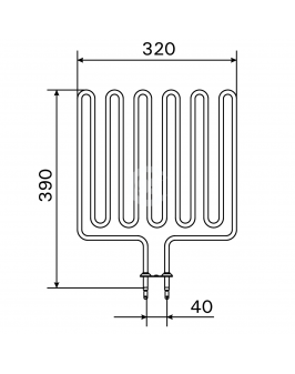 Harvia Тэн для электрокаменки ZSL-314 2,5 кВт (Profi, K15)