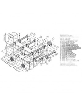 Основной компл.системы г/м"Combi-Whirl"стеновой, 2 всасыв. 4подающ.форс.насос-4 кВт,4