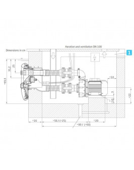 Противоток BADUJET Vogue, 58 м3/ч, с белым прож. LED, 3~ 400/230 В, 3,18/2,60 кВт (ОСН. К-Т)