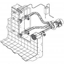 Основной компл.системы г/м "Combi-Whirl" стеновой,1 всасыв.и 2 подающ. форс.насос - 2,6 кВт (для сол