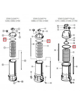 Уплотнительное кольцо для фильтров Hayward Star Clear (CX250F)