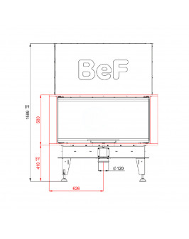 BEF BEF Royal V 10 C монтажная рамка в комплекте