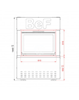 BEF BEF FEEL S8 монтажная рамка в комплекте