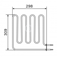 Harvia Тэн для электрокаменки ZSB-226 2,0 кВт (Vega)