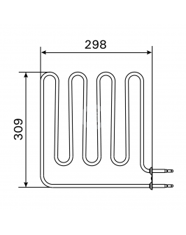 Harvia Тэн для электрокаменки ZSB-226 2,0 кВт (Vega)