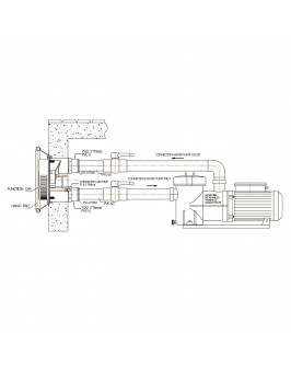 Форсунка гидромассажная Hayward TURBO-JET SP1450TVE под лайнер (50 мм)