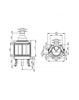 Nordpeis Nopdpeis NI-22 складные дверцы