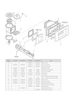 Скиммер Kokido Olimpic K002WBX/LX/W Wide универсальный (белый)