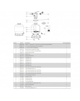 Фильтр Aquaviva V350 (4 м3/ч, D355)