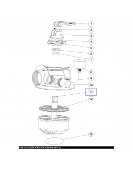 Ротор Aquaviva для 4-поз. клапана 1.5" MPV-16 (89281601)