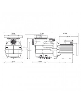 Насос Hayward PL 81006 (220В, 15 м3/ч, 1HP)