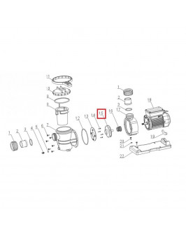 Крыльчатка насоса Aquaviva VWS/STP 150-200