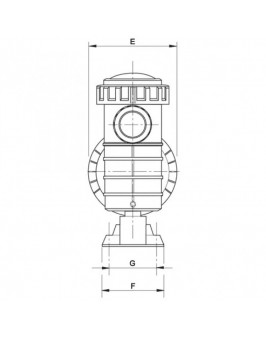 Насос "Maxim" 50 м3/ч, 2.6 кВт, III, с префильтром, пластик