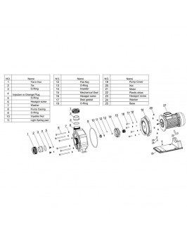 Насос Aquaviva LX WTB300T (380В, 60 м3/ч, 4HP) 