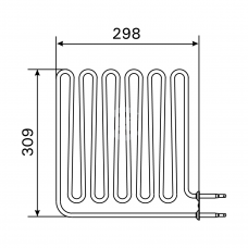 Harvia Тэн для электрокаменки ZSB-229 3,0 кВт (Vega)